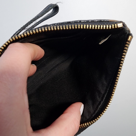 Coach Black and Brown Wristlet - Picture 3 of 9